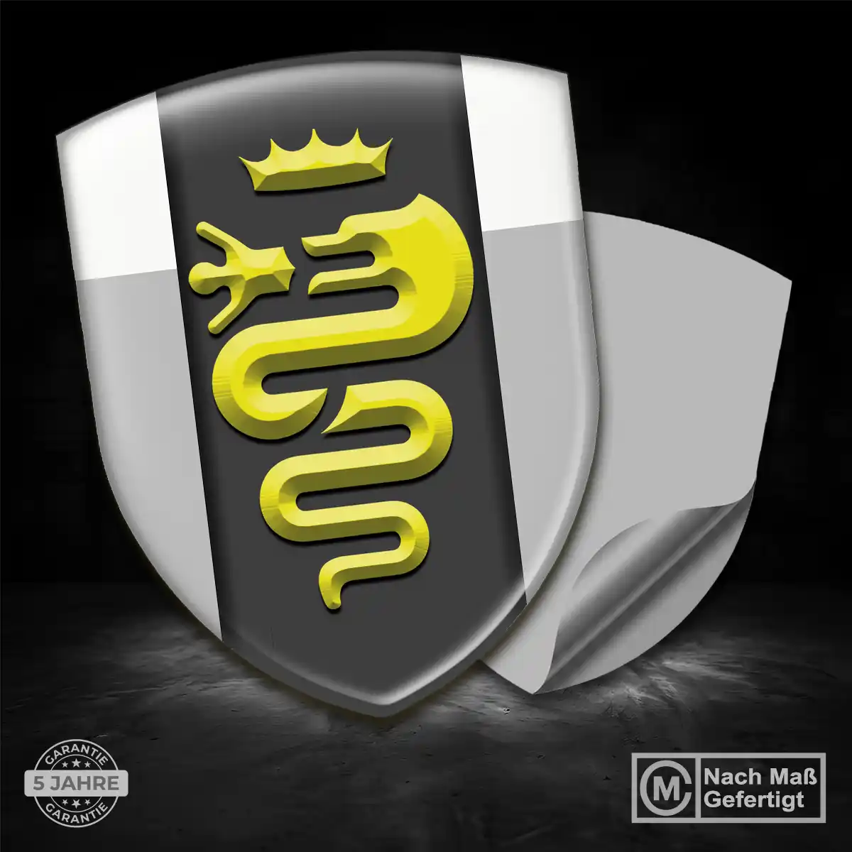Alfa Romeo Aufkleber 3D Gel Embleme Premium-Edition