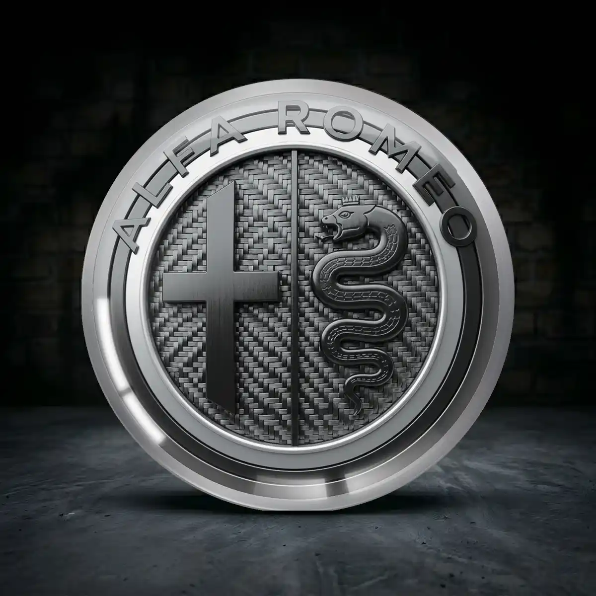 Alfa Romeo Aufkleber 3D Gel Exterieurdesign