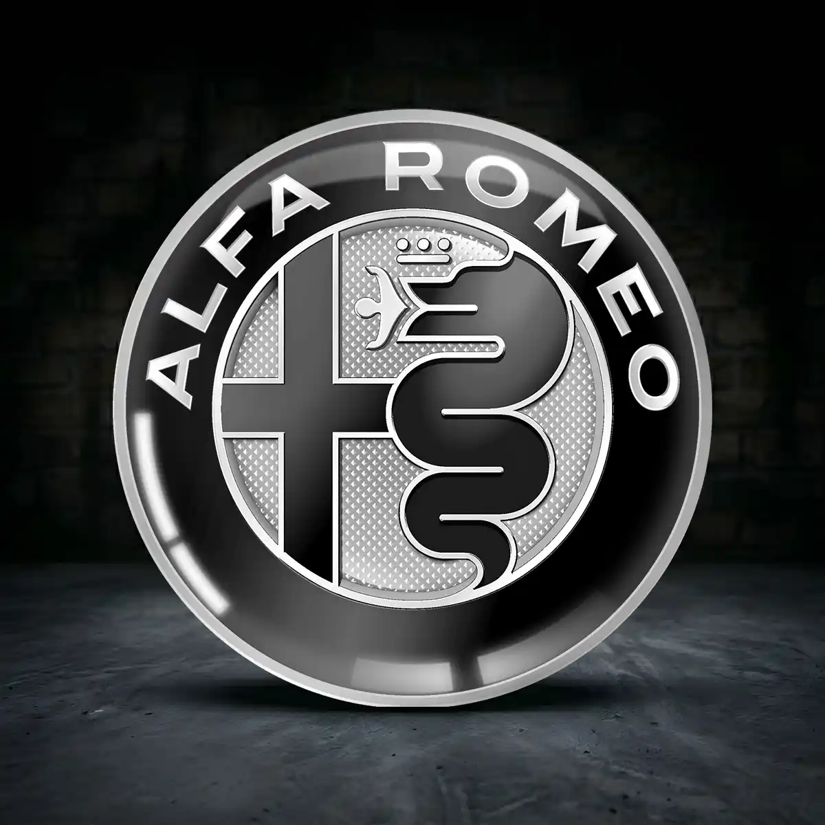 Alfa Romeo Aufkleber 3D Gel Hohe Qualität