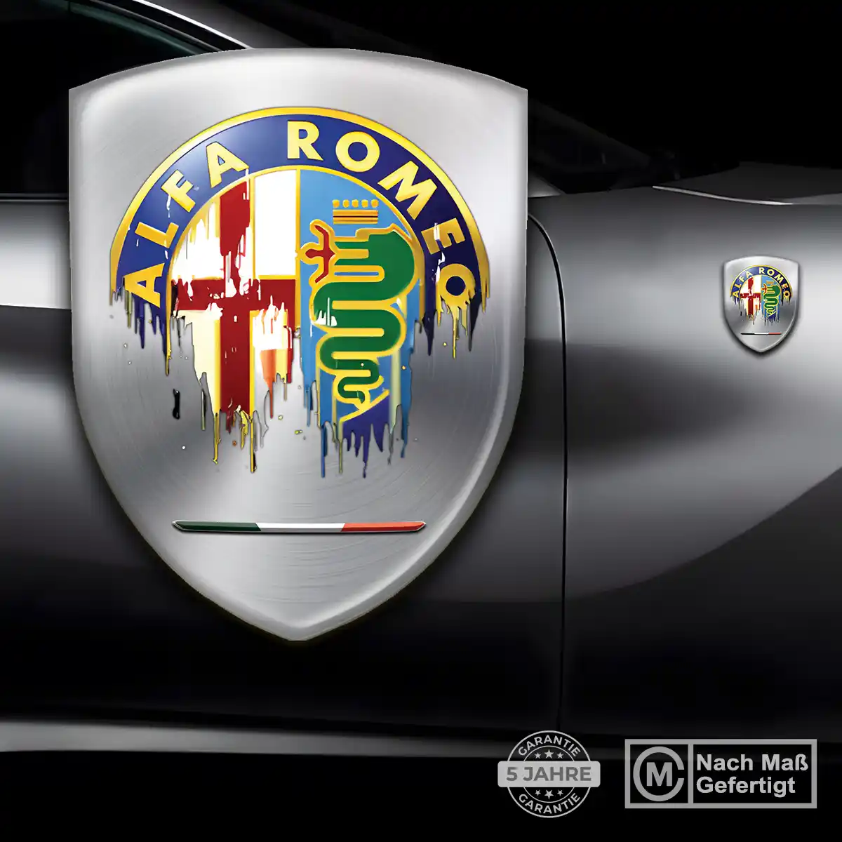 Alfa Romeo Aufkleber 3D Gel Silikon Auto Premium-Edition