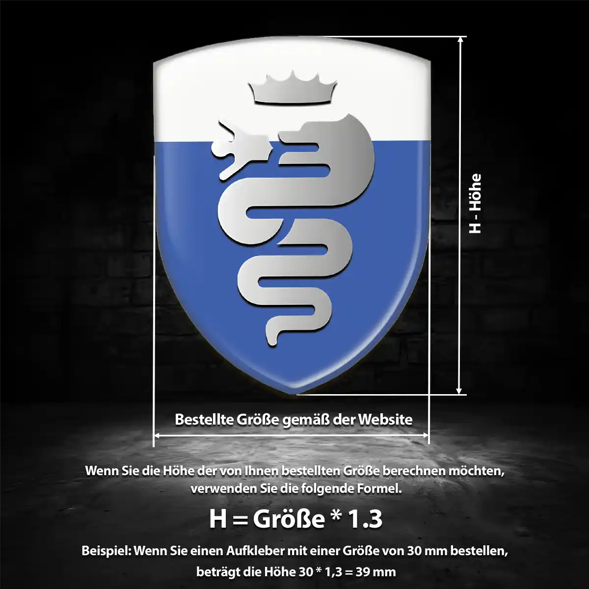 Alfa Romeo Aufkleber 3D Gel Silikon Stilvolles Design