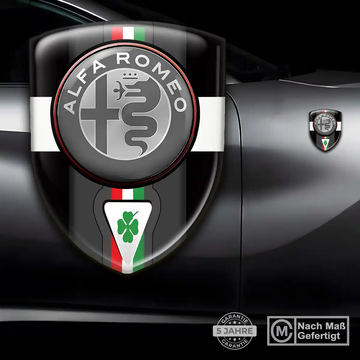 Alfa Romeo Aufkleber Auto Hochwertiges Harz