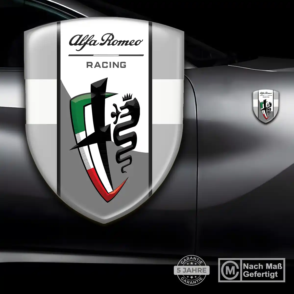 Alfa Romeo Aufkleber Emblem Auto Hochwertiges Harz