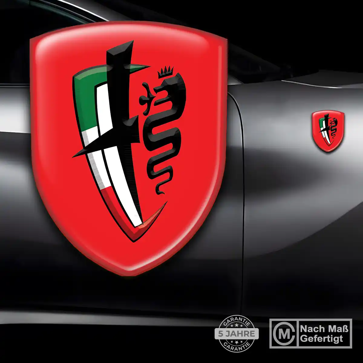 Alfa Romeo Aufkleber Emblem Auto Limitierte Auflage
