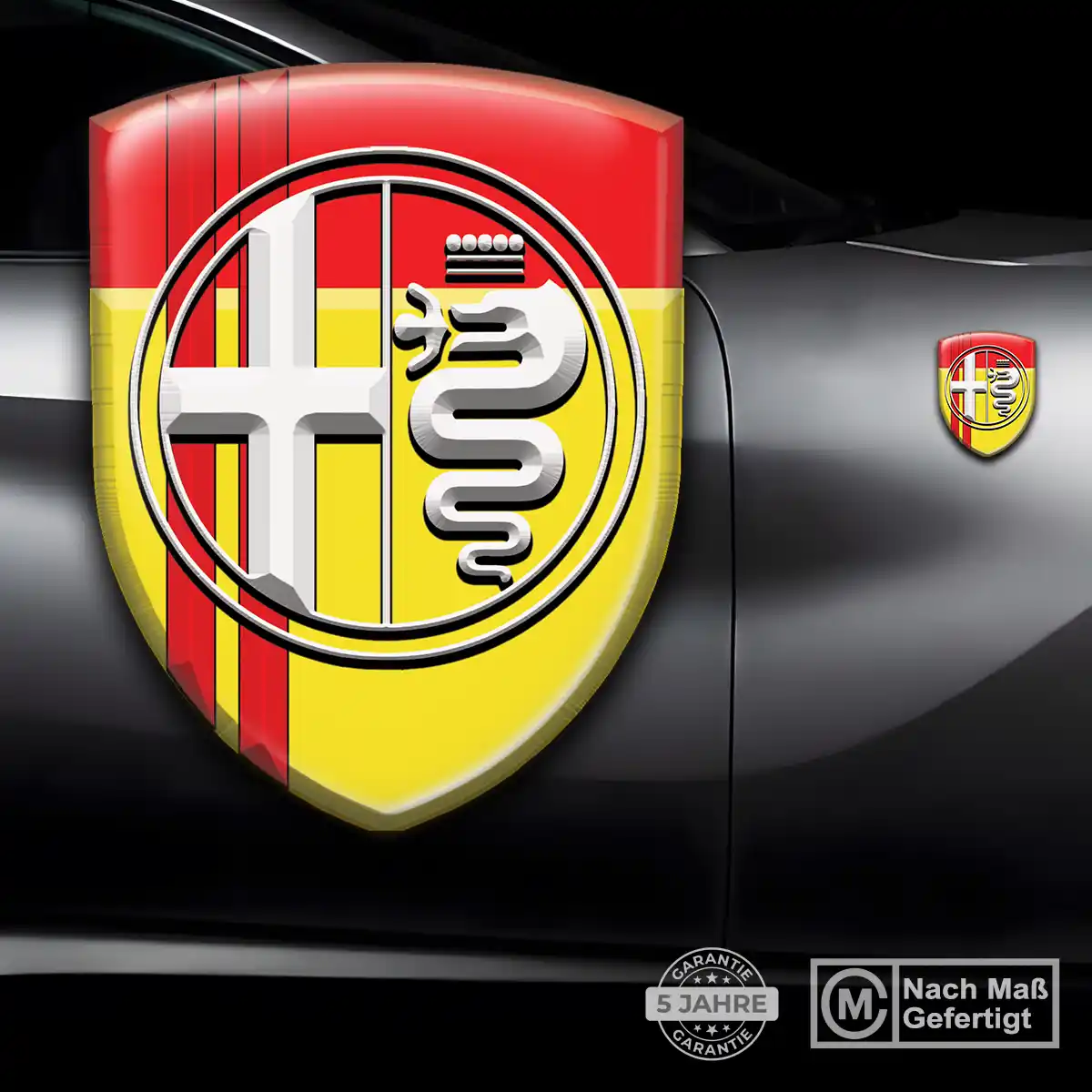 Alfa Romeo Aufkleber Emblem Auto Premium-Edition