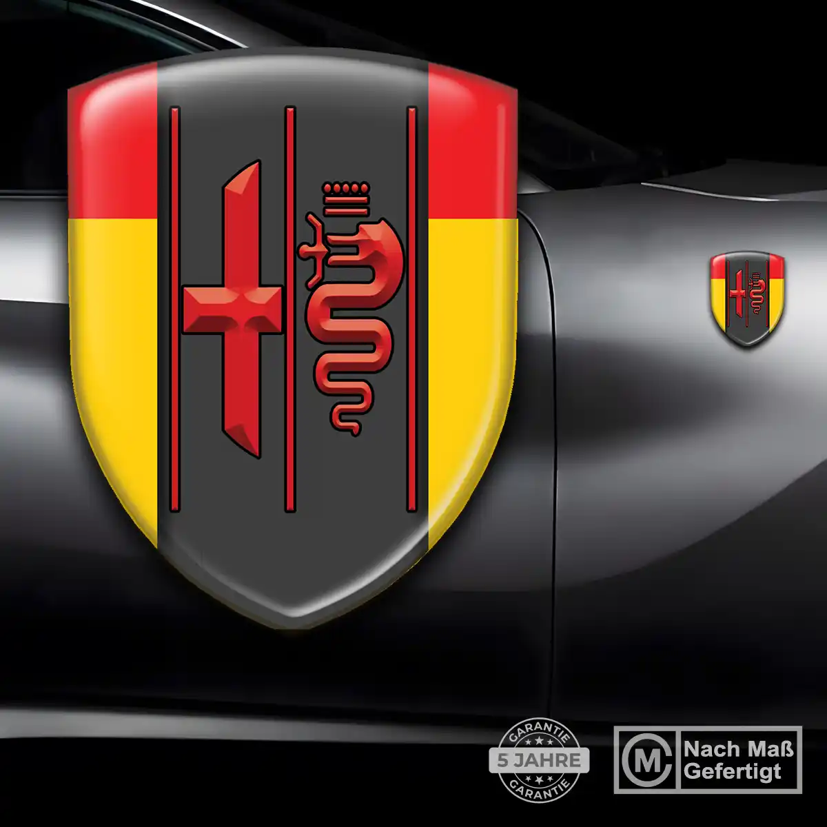 Alfa Romeo Aufkleber Emblem Auto Premiumqualität