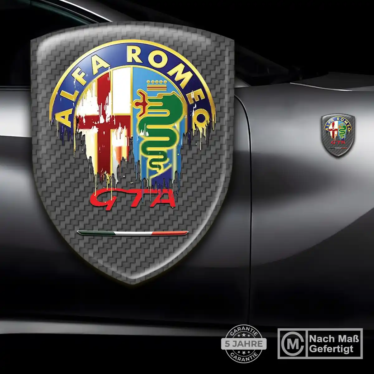 Alfa Romeo Aufkleber Emblem Auto Stilvolles Design
