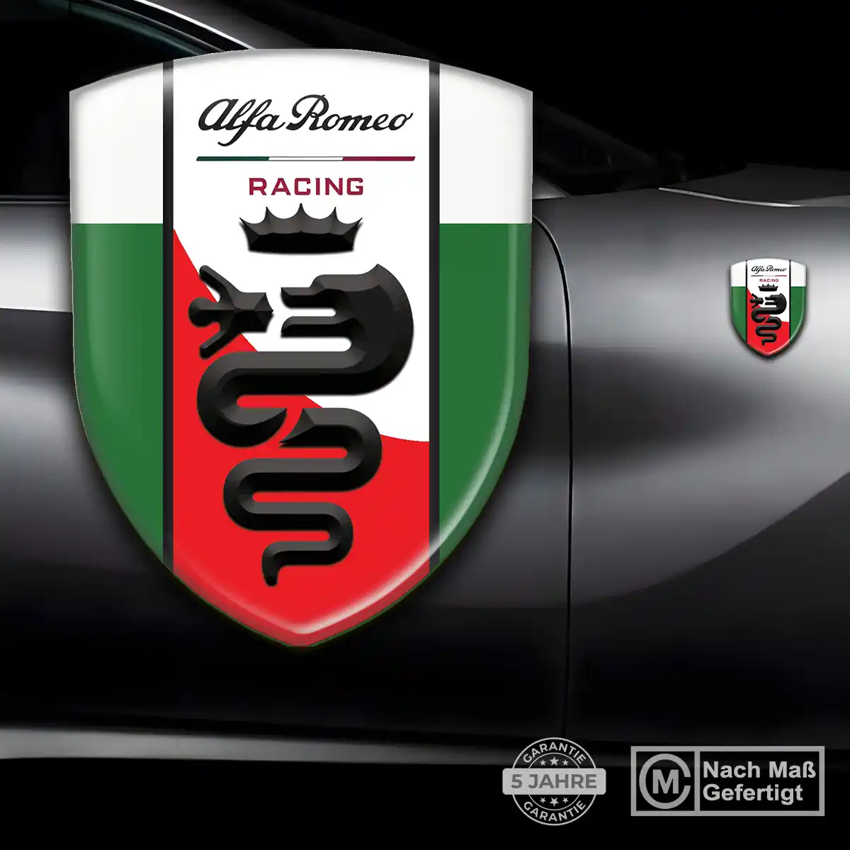 Alfa Romeo Aufkleber Emblem Hohe Qualität