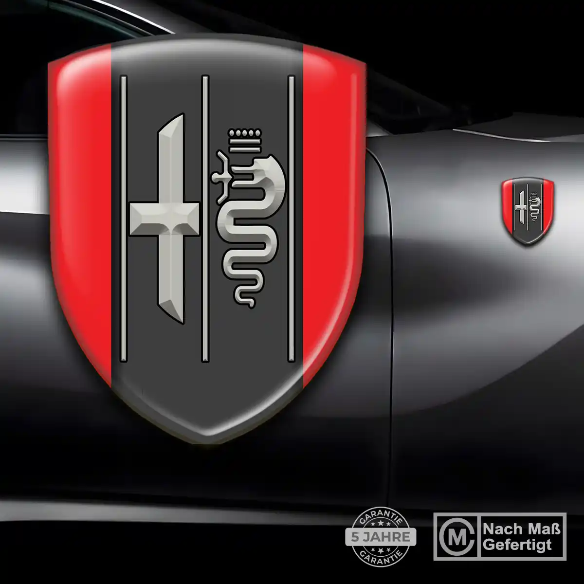 Alfa Romeo Aufkleber Emblem Limitierte Auflage