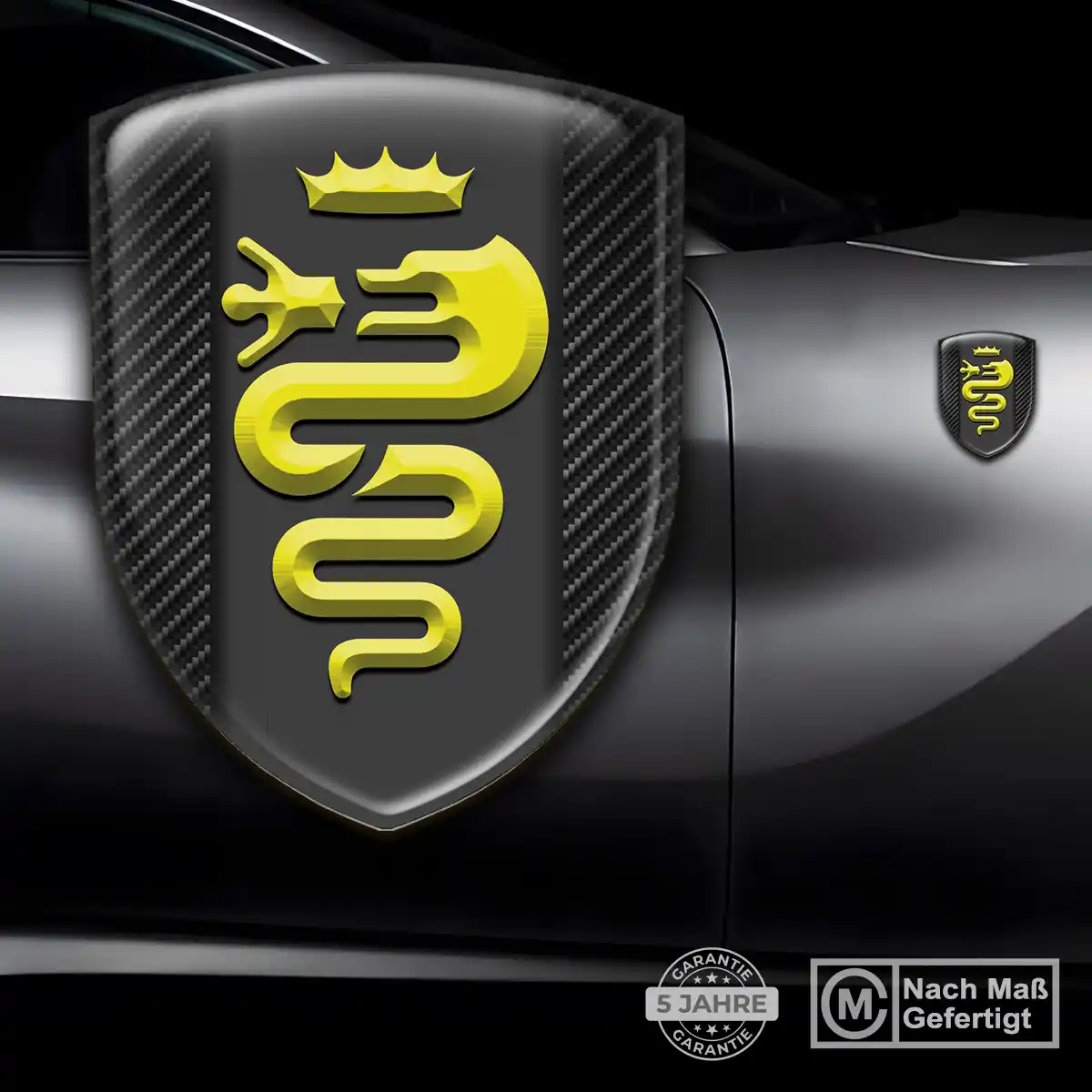 Alfa Romeo Aufkleber Emblem Premium-Edition