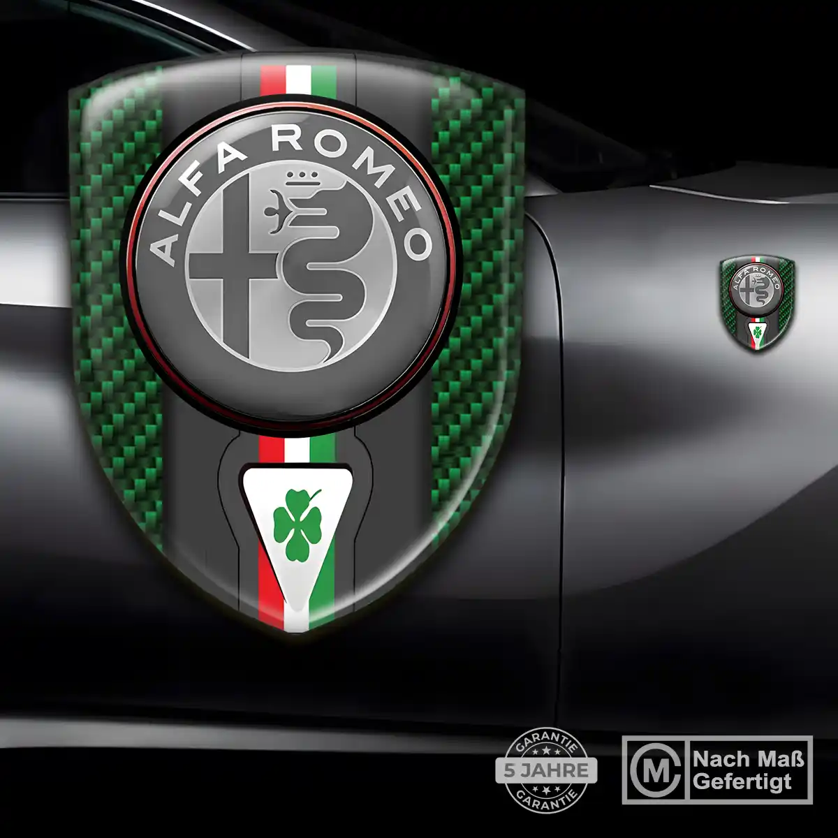 Alfa Romeo Aufkleber Emblem Wappen Auto Hohe Qualität