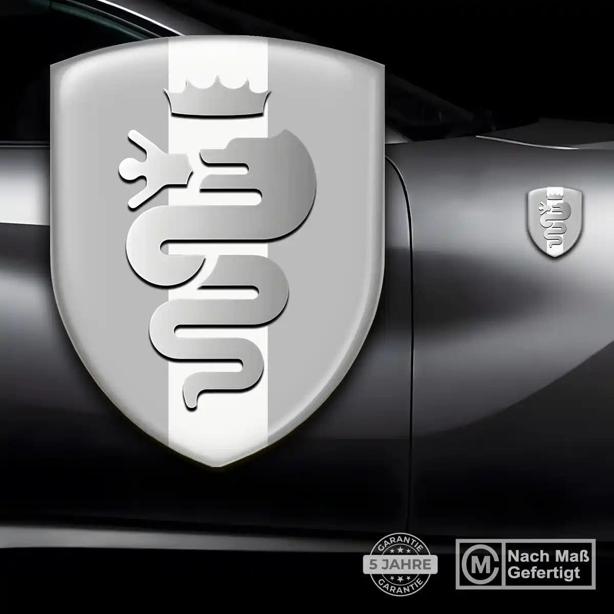 Alfa Romeo Aufkleber Emblem Wappen Auto Limitierte Auflage