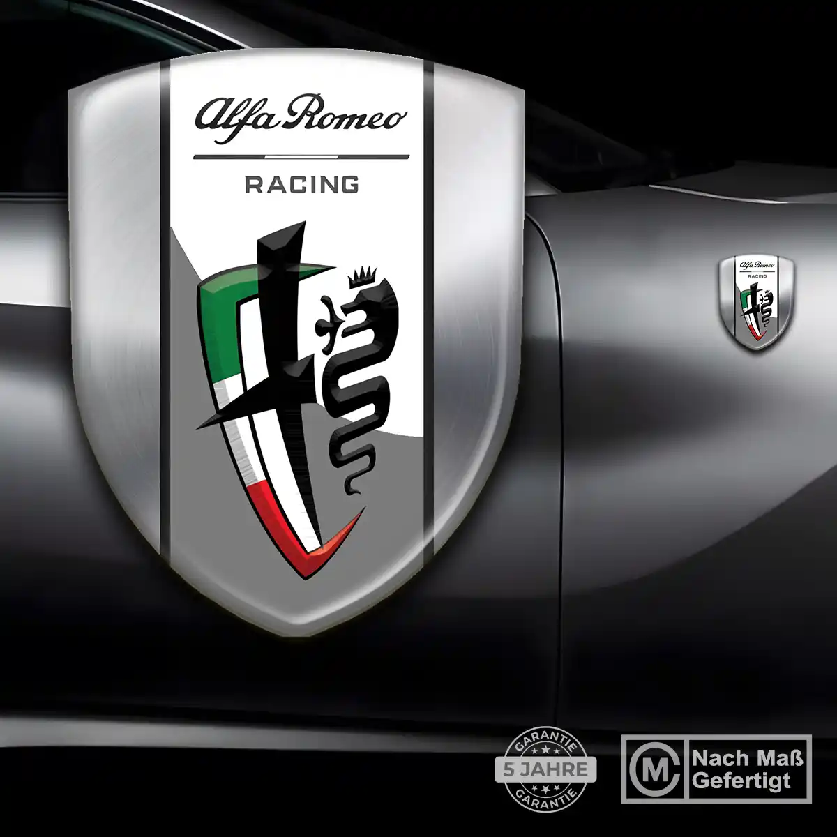 Alfa Romeo Aufkleber Emblem Wappen Auto Premiumqualität
