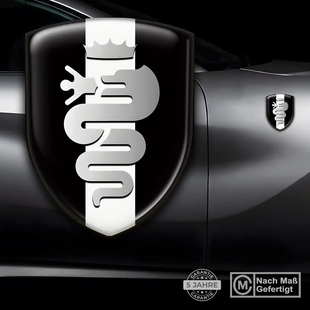 Alfa Romeo Aufkleber Emblem Wappen Hohe Qualität