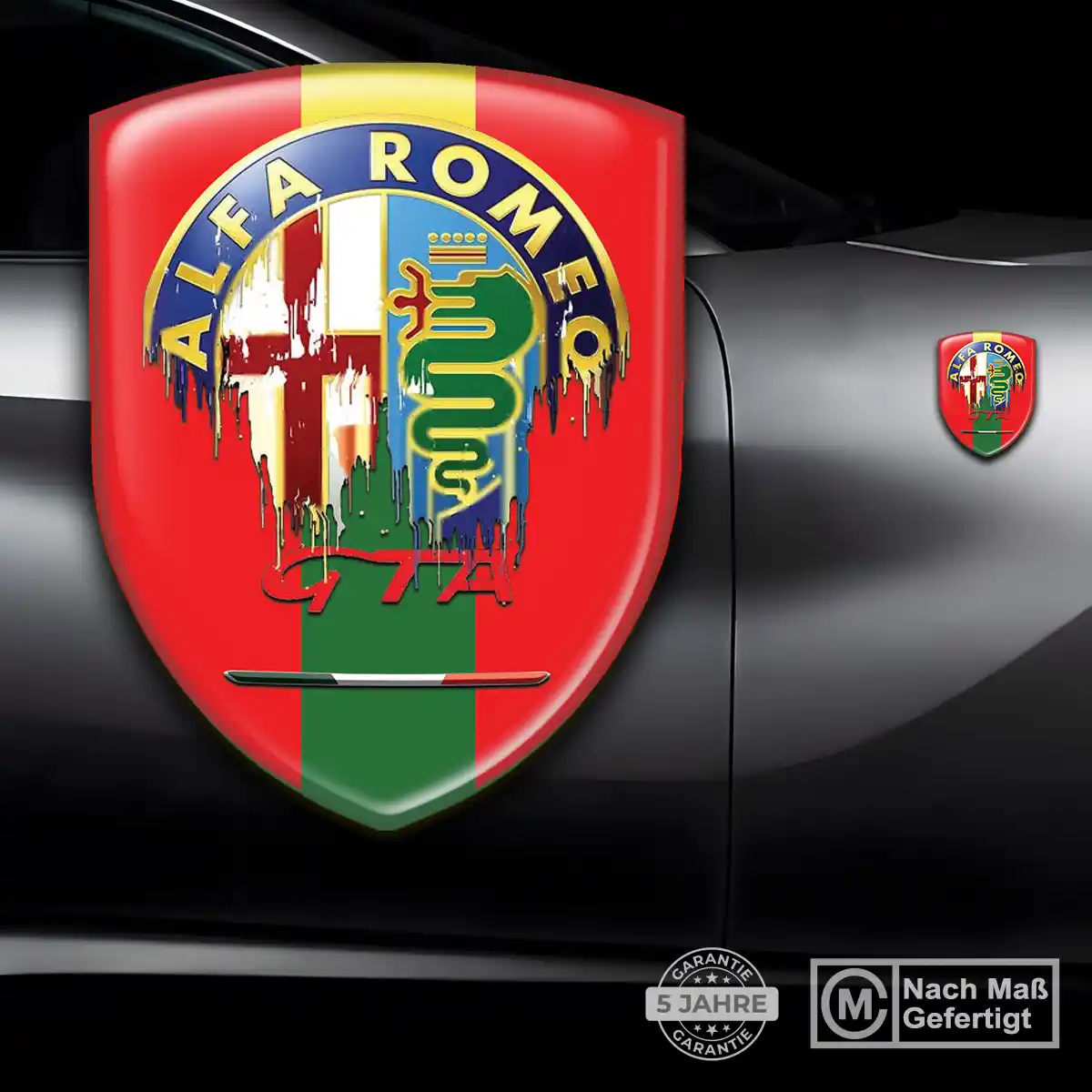 Alfa Romeo Aufkleber Emblem Wappen Limitierte Auflage