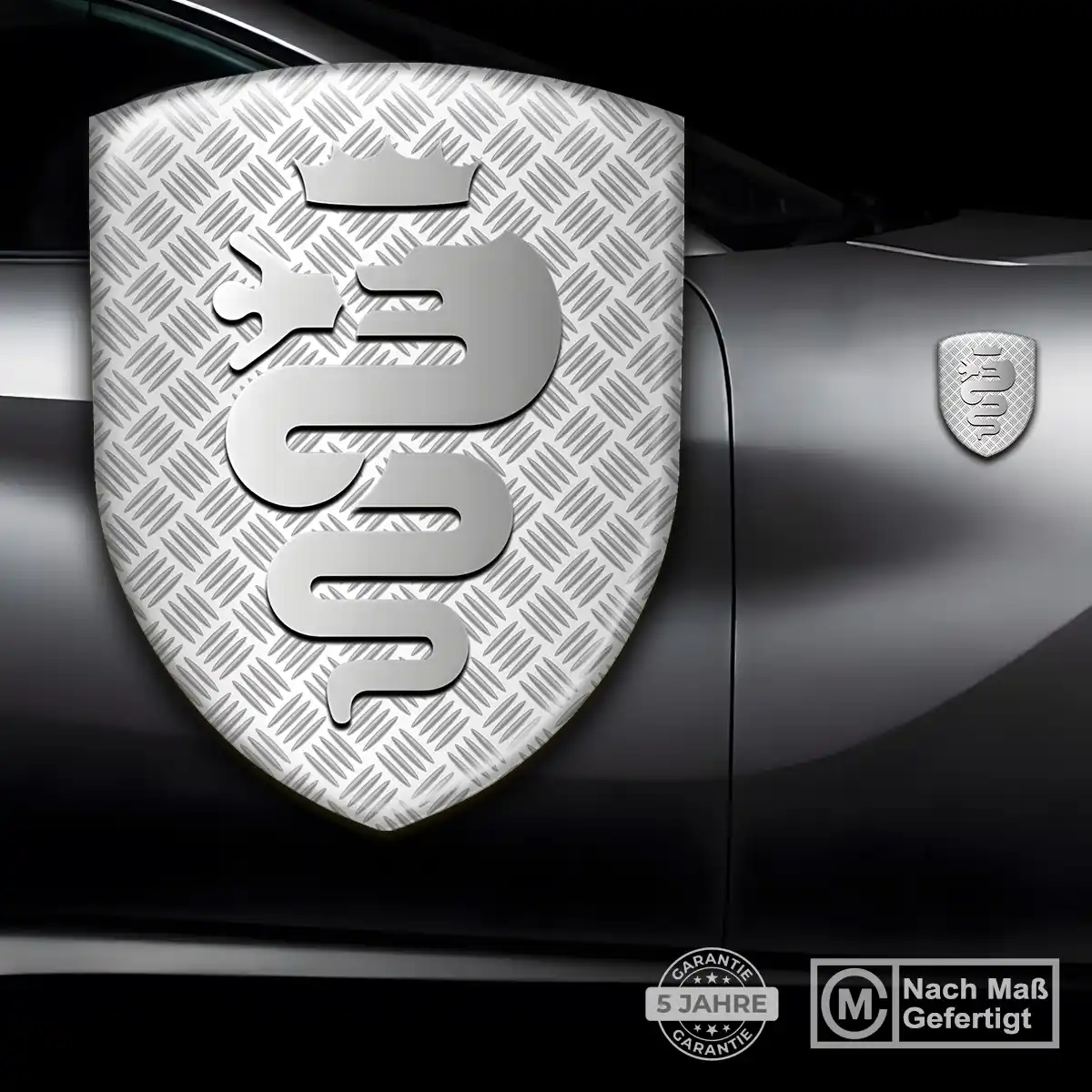 Alfa Romeo Aufkleber Emblem Wappen Luxus-Edition