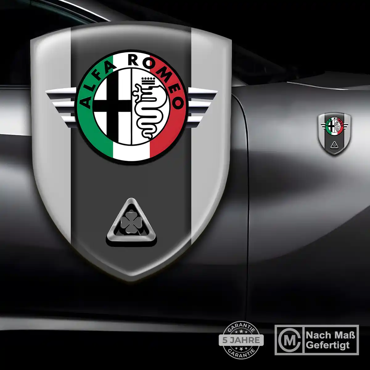 Alfa Romeo Aufkleber Emblem Wappen Premiumqualität