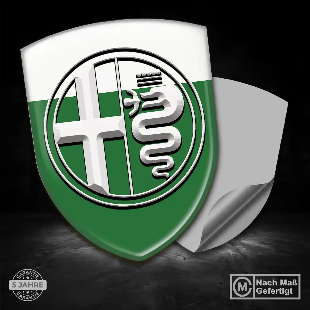 Alfa Romeo Aufkleber Embleme Silikon Auto Hohe Qualität