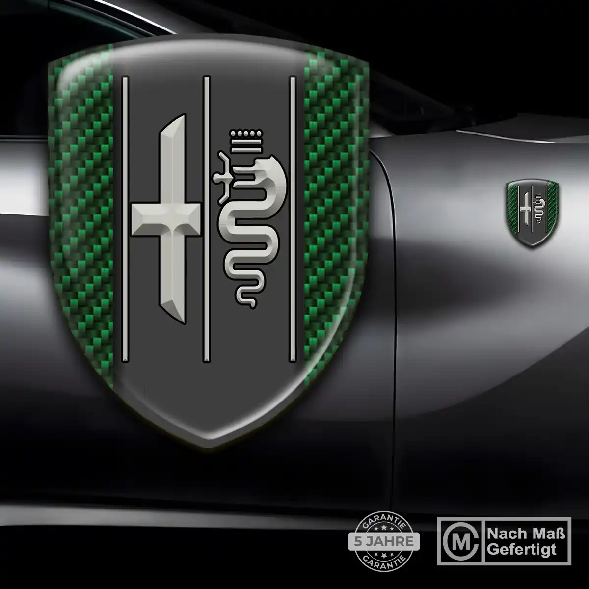 Alfa Romeo Aufkleber Embleme Silikon Auto Limitierte Auflage