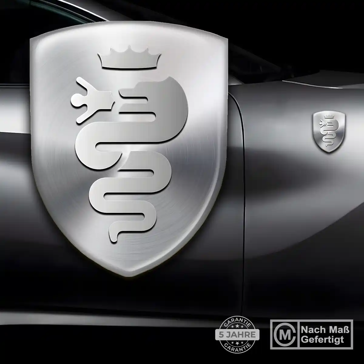 Alfa Romeo Aufkleber Embleme Silikon Auto Luxus-Edition