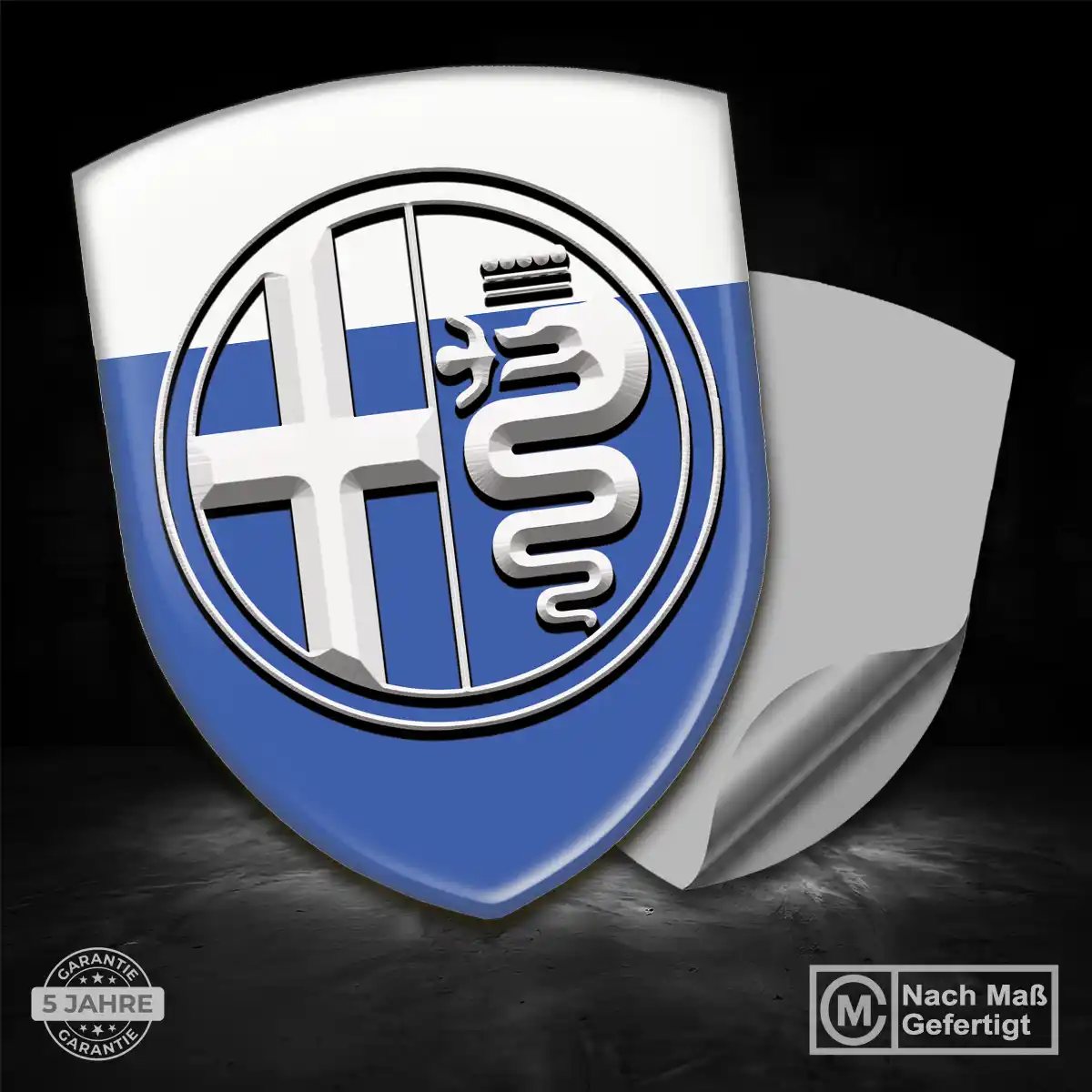Alfa Romeo Aufkleber Embleme Silikon Auto Premiumqualität