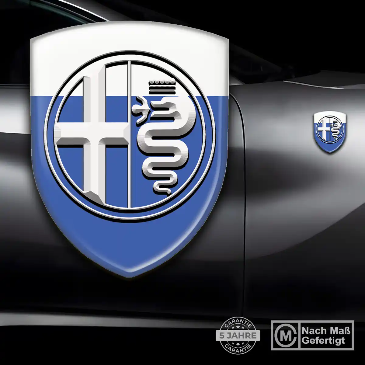 Alfa Romeo Aufkleber Embleme Silikon Auto Premiumqualität