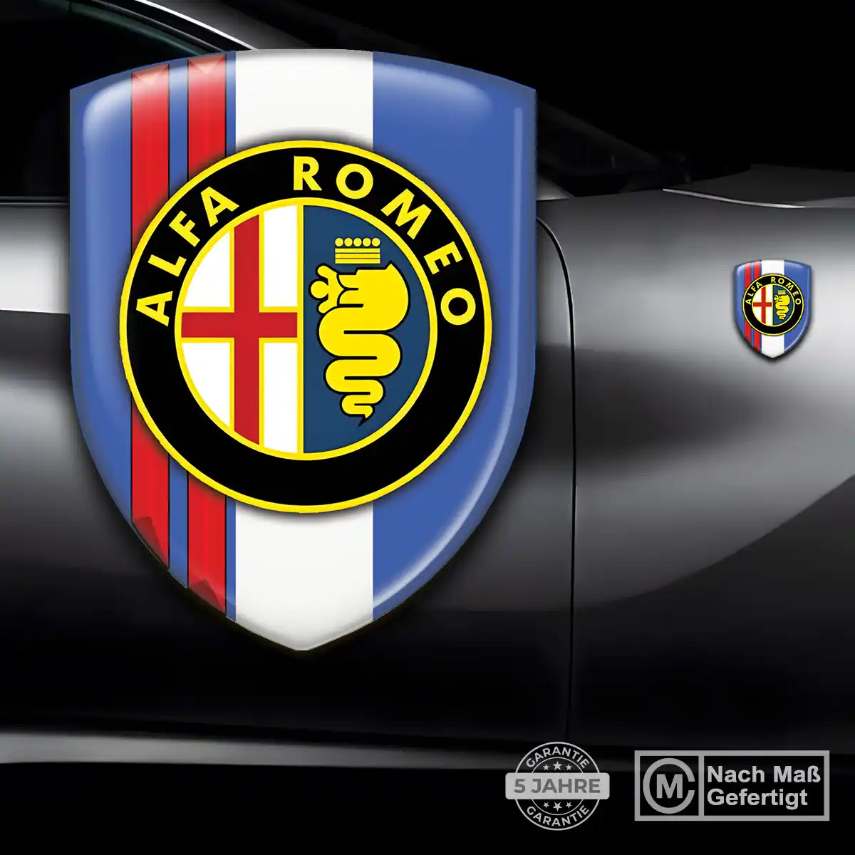 Alfa Romeo Aufkleber Embleme Silikon Hohe Qualität