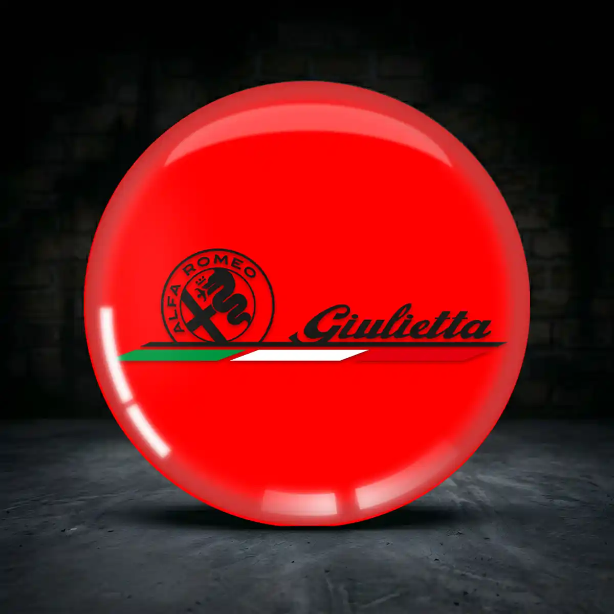Alfa Romeo Aufkleber Nabenkappen Interieurdesign