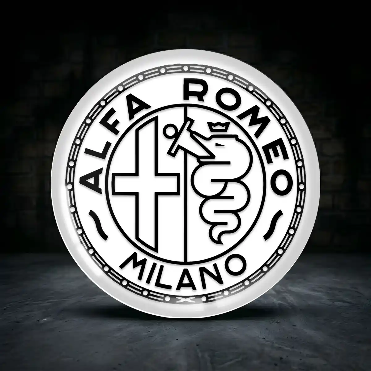 Alfa Romeo Aufkleber Nabenkappen Premium-Edition