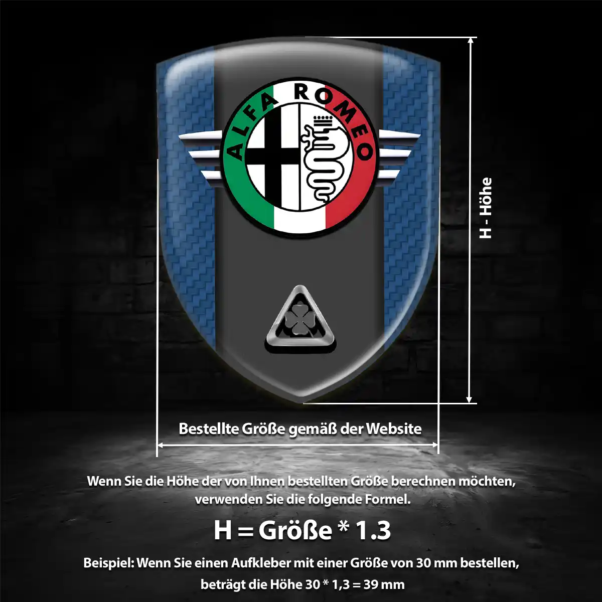 Alfa Romeo Aufkleber Premium-Edition