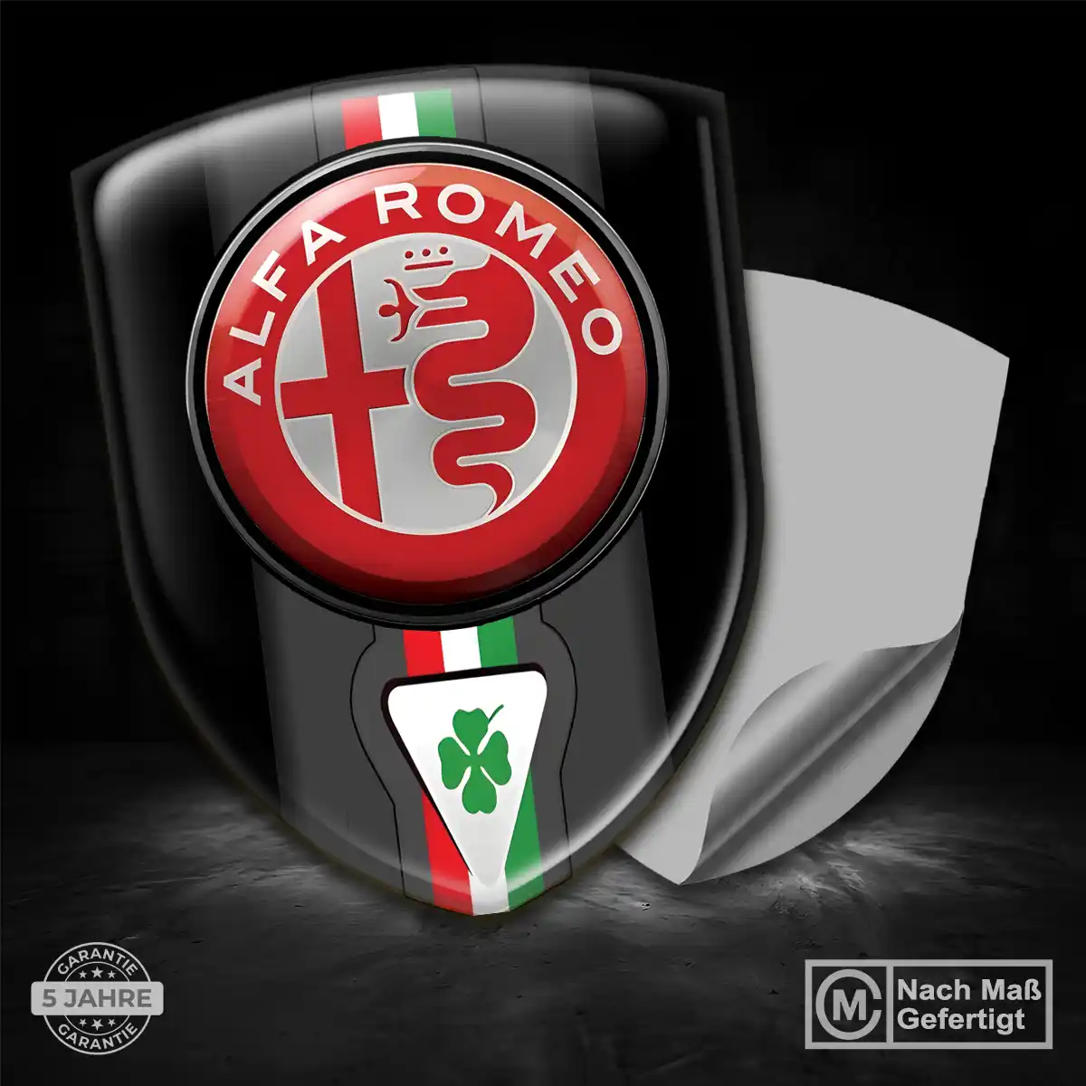 Alfa Romeo Aufkleber Premiumqualität