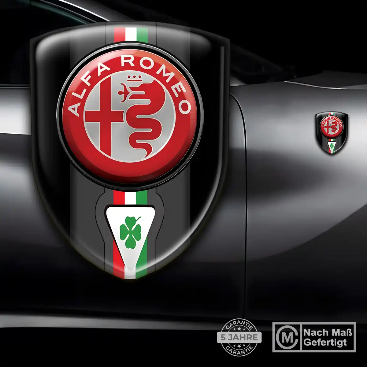 Alfa Romeo Aufkleber Premiumqualität