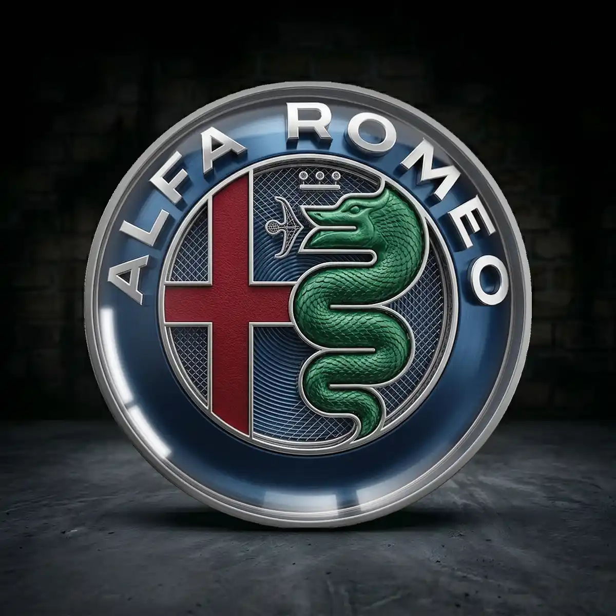 Alfa Romeo Aufkleber Radkappen Limitierte Auflage