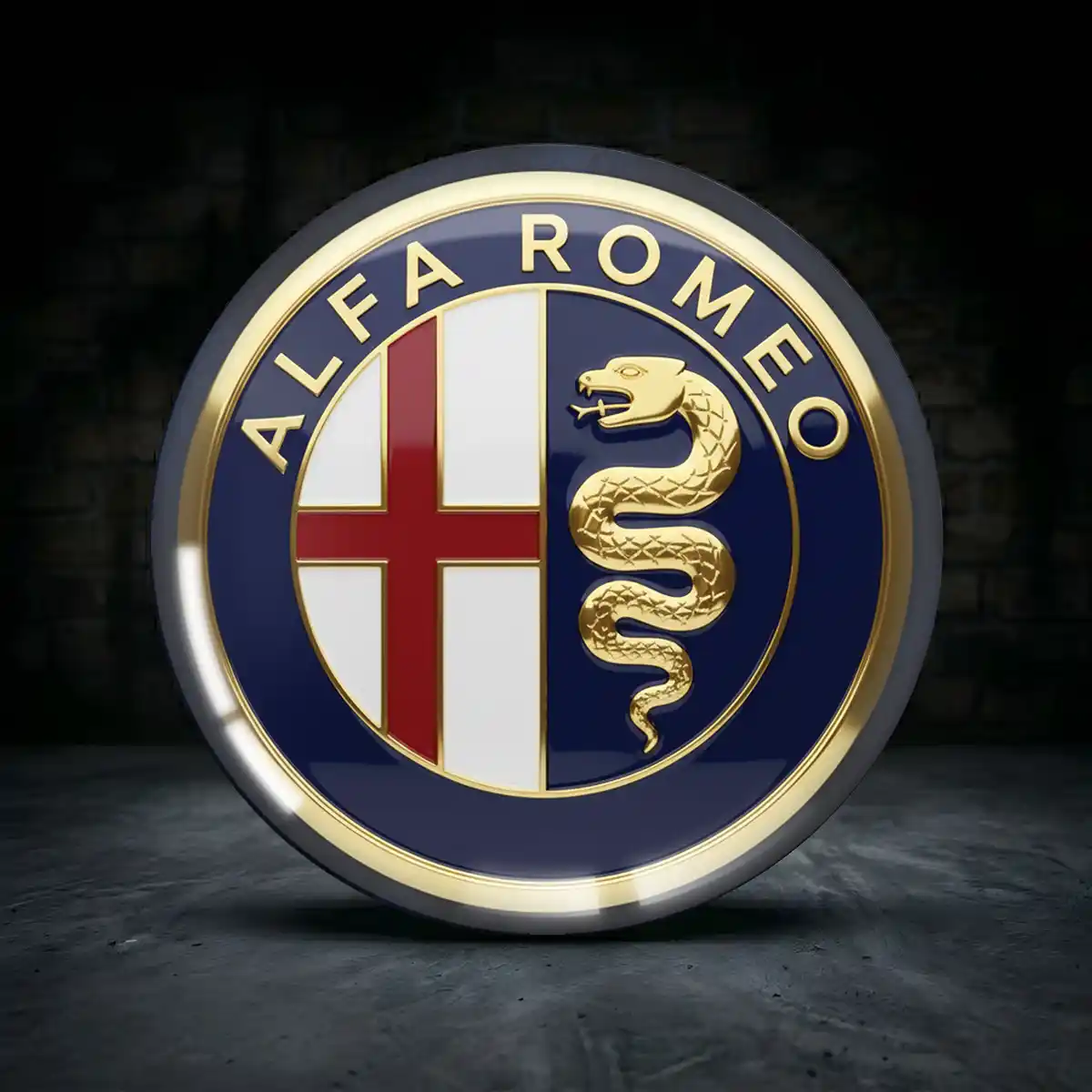 Alfa Romeo Aufkleber Radkappen Premiumqualität