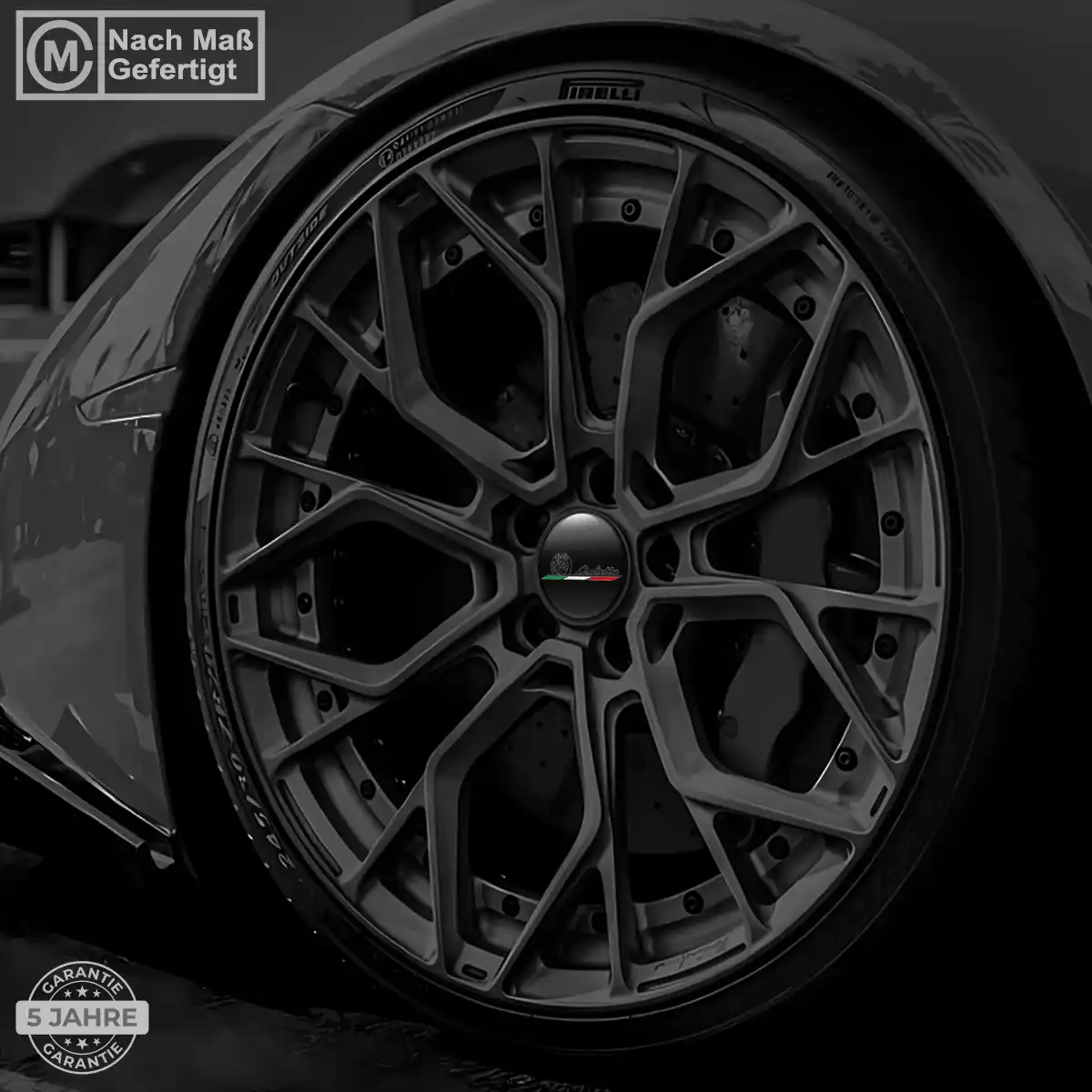 Alfa Romeo Aufkleber Radmitte Premiumqualität