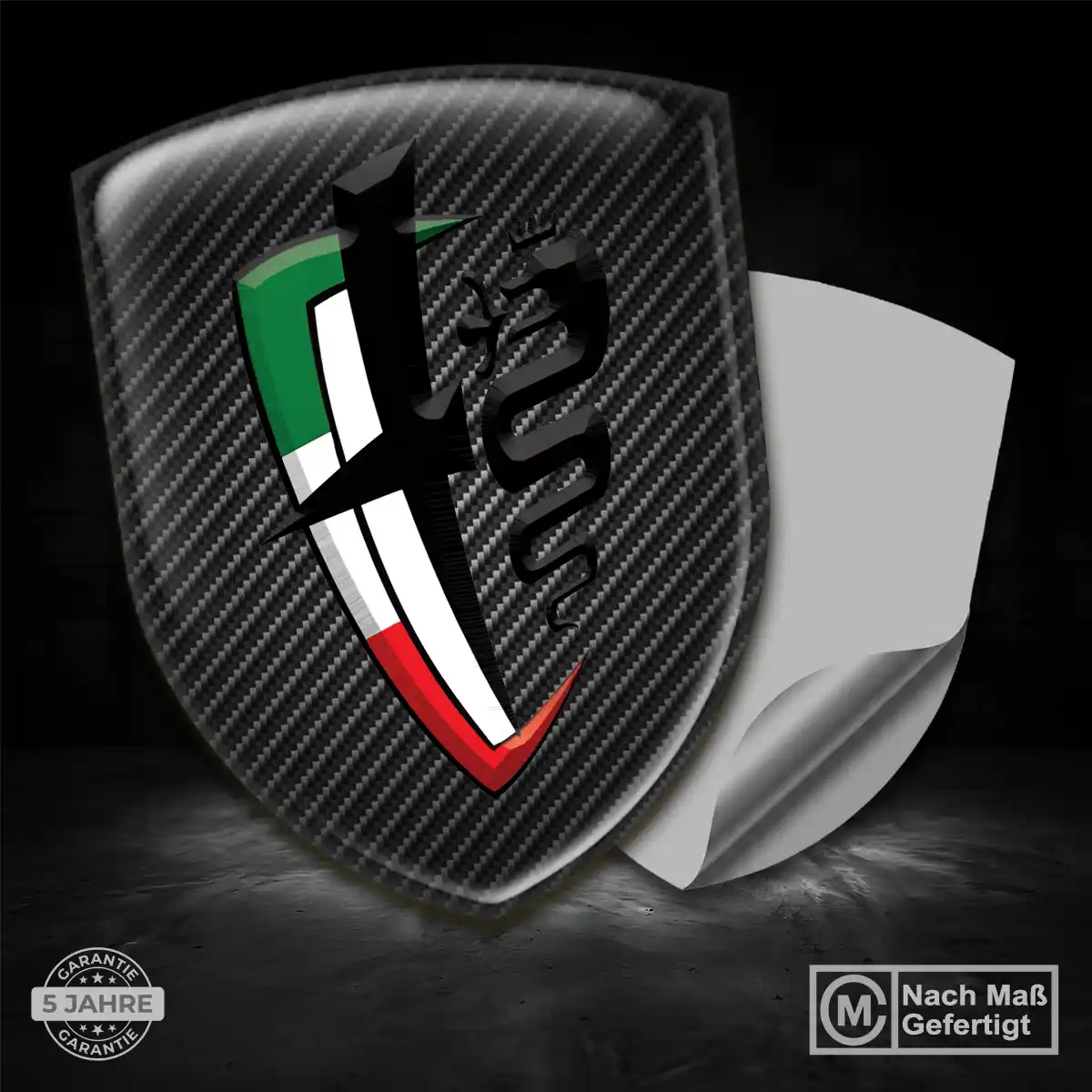 Alfa Romeo Aufkleber Silikon Embleme Auto Hohe Qualität
