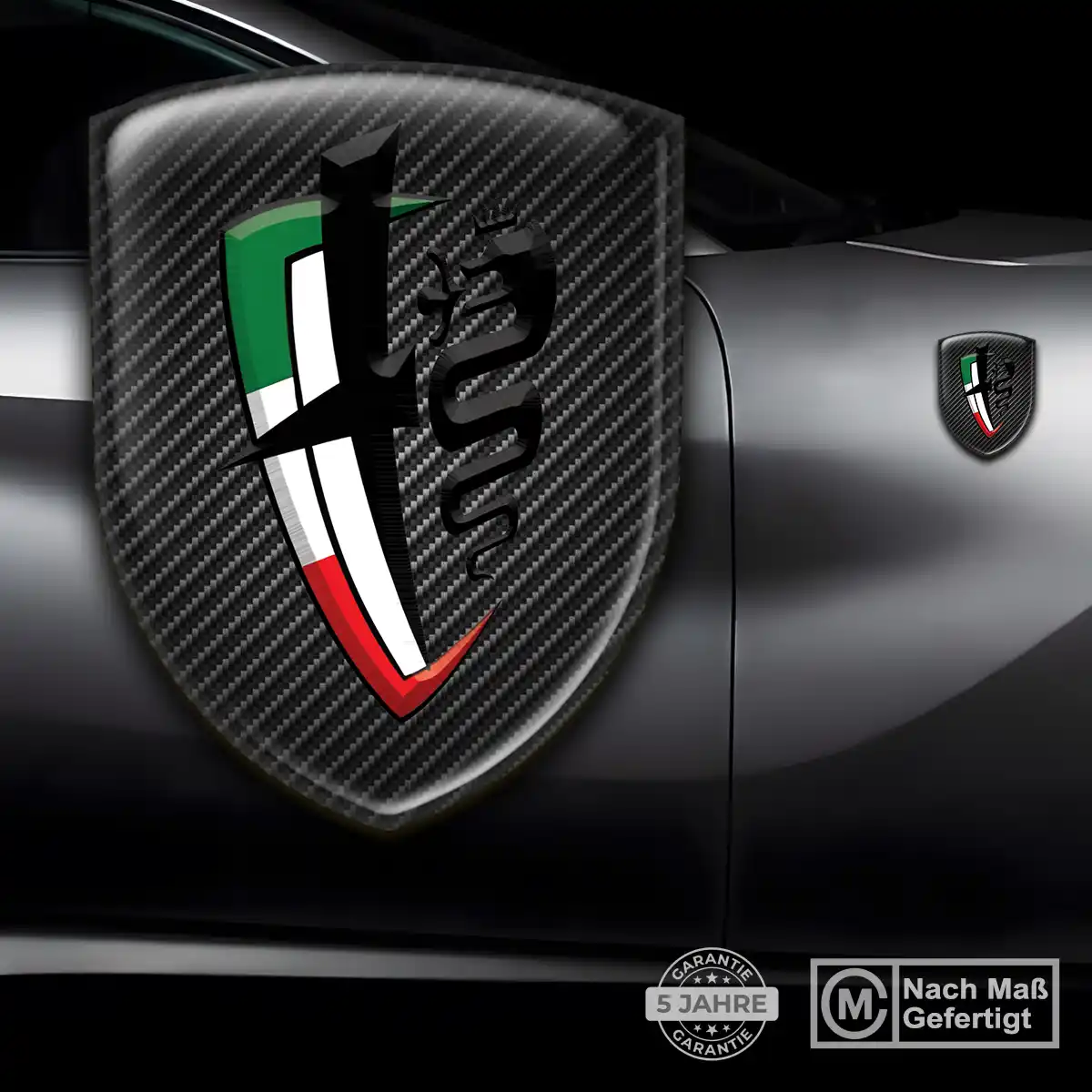Alfa Romeo Aufkleber Silikon Embleme Auto Hohe Qualität