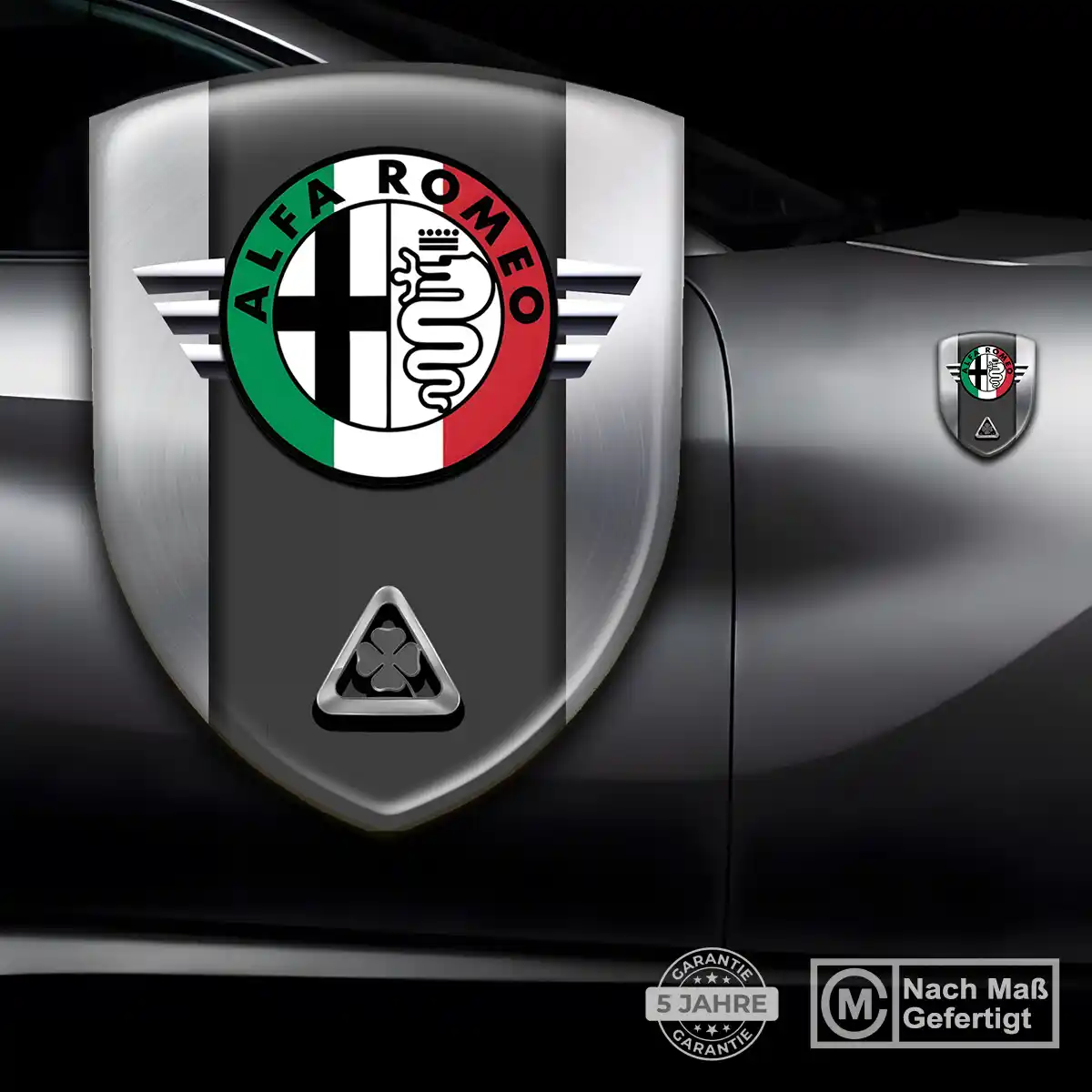 Alfa Romeo Aufkleber Silikon Embleme Auto Stilvolles Design