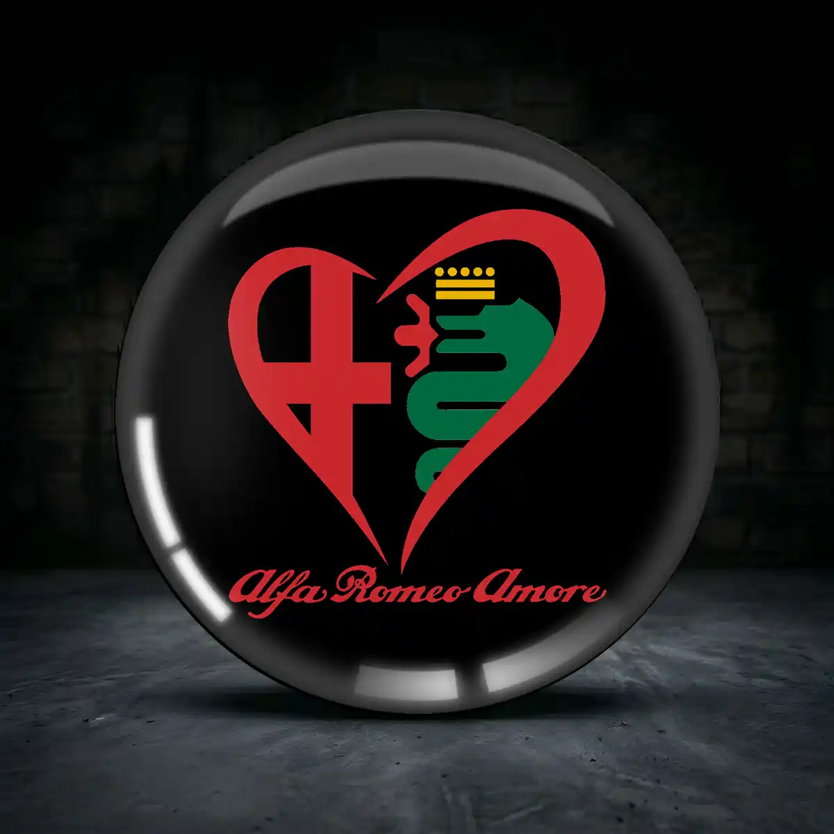 Alfa Romeo Aufkleber Silikon Embleme Hochwertiges Harz