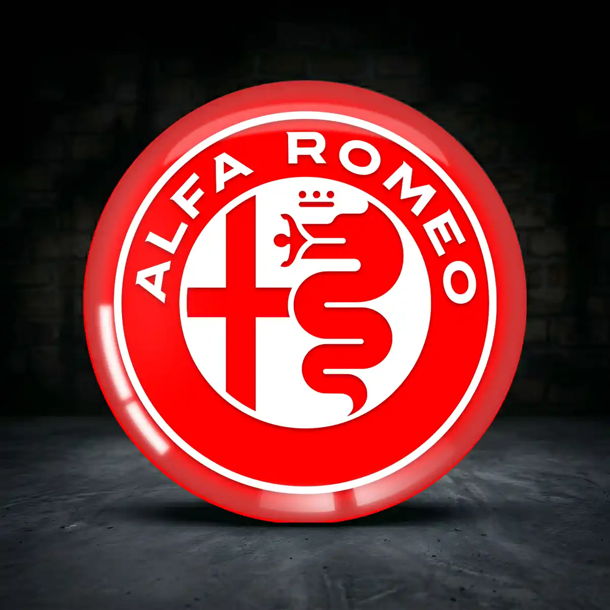Alfa Romeo Aufkleber Silikon Embleme Interieurdesign