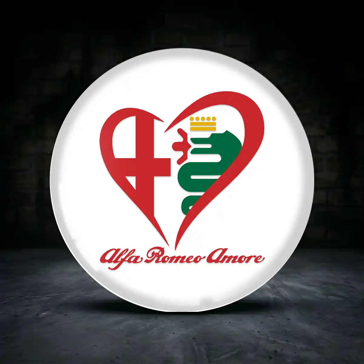 Alfa Romeo Aufkleber Silikon Embleme Luxus-Edition