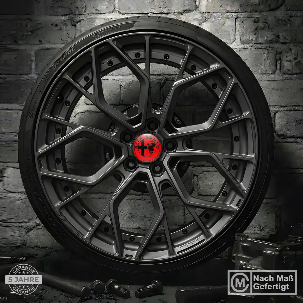 Alfa Romeo Aufkleber Silikon Embleme Stilvolles Design