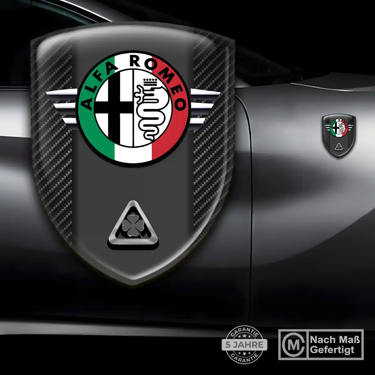 Alfa Romeo Aufkleber Wappen Auto Premiumqualität