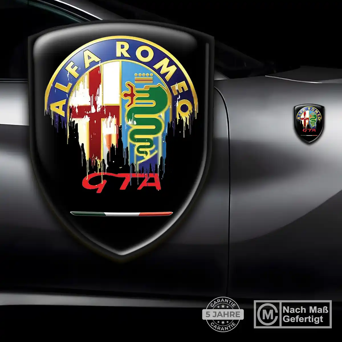 Alfa Romeo Aufkleber Wappen Emblem Auto Hohe Qualität