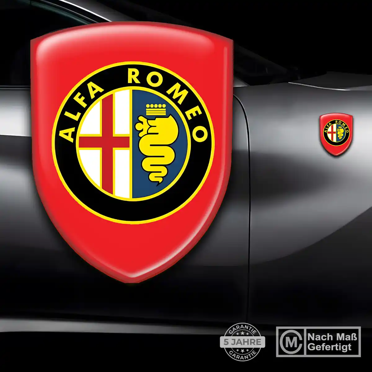 Alfa Romeo Aufkleber Wappen Emblem Limitierte Auflage