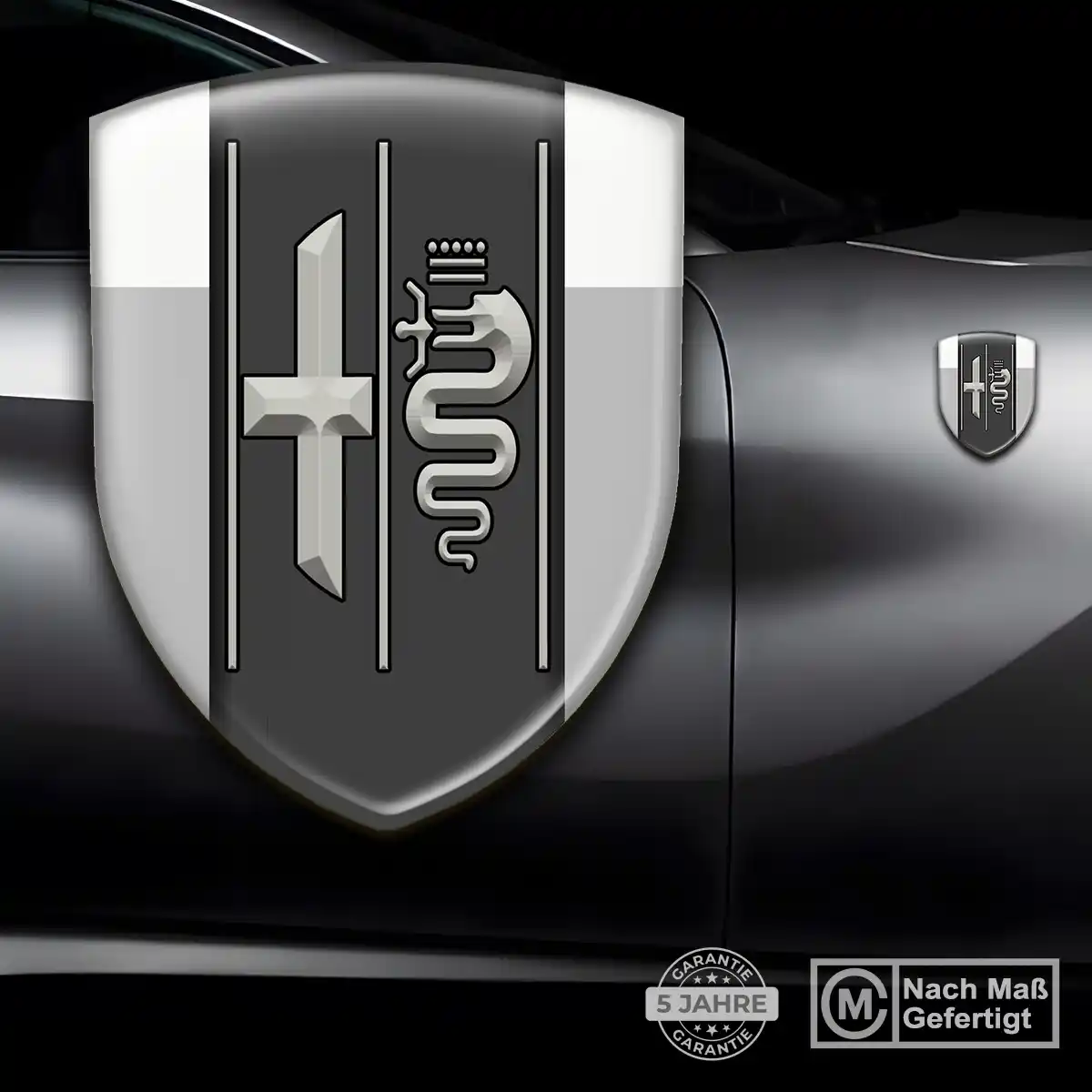 Alfa Romeo Aufkleber Wappen Hohe Qualität