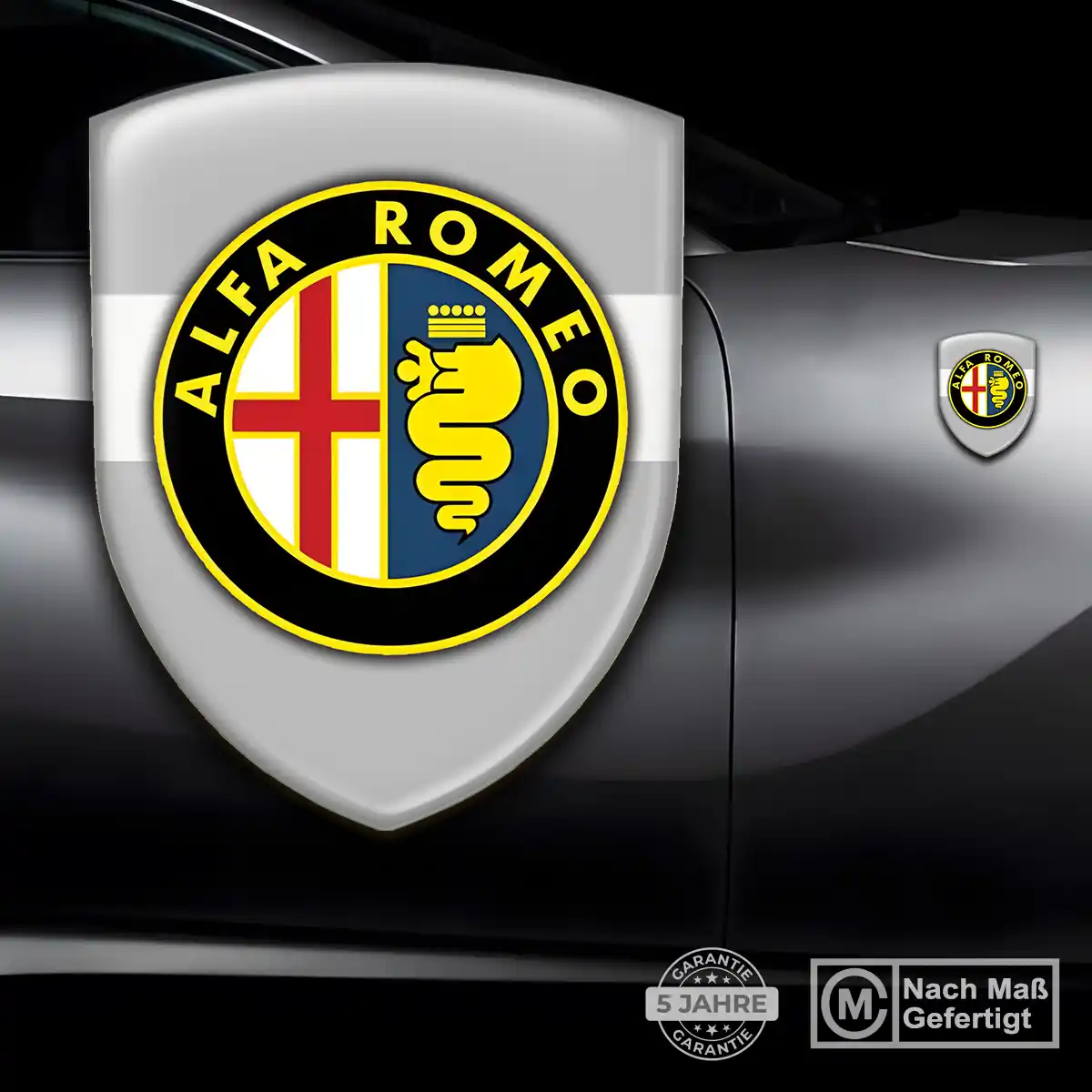 Alfa Romeo Aufkleber Wappen Interieurdesign