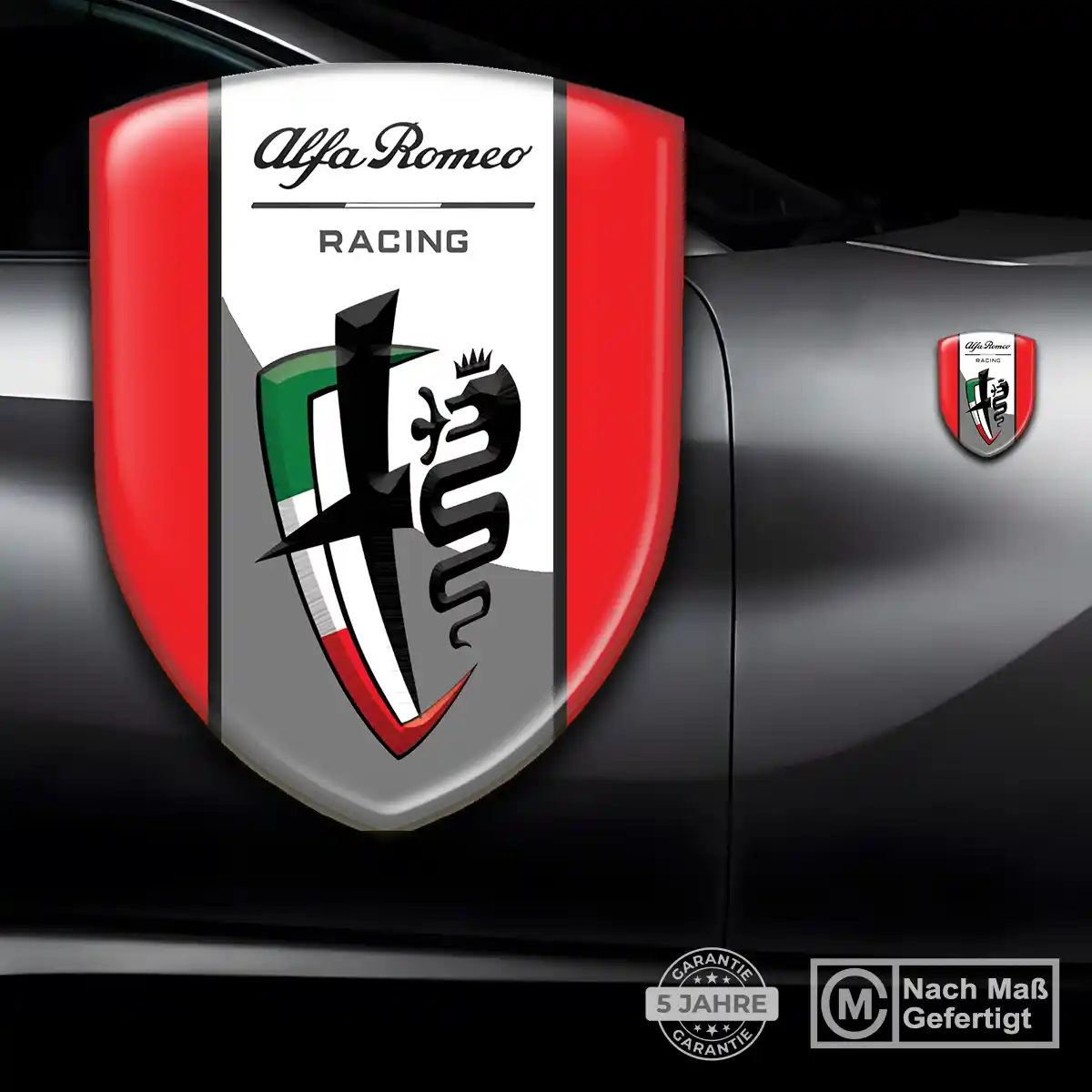 Alfa Romeo Aufkleber Wappen Premiumqualität
