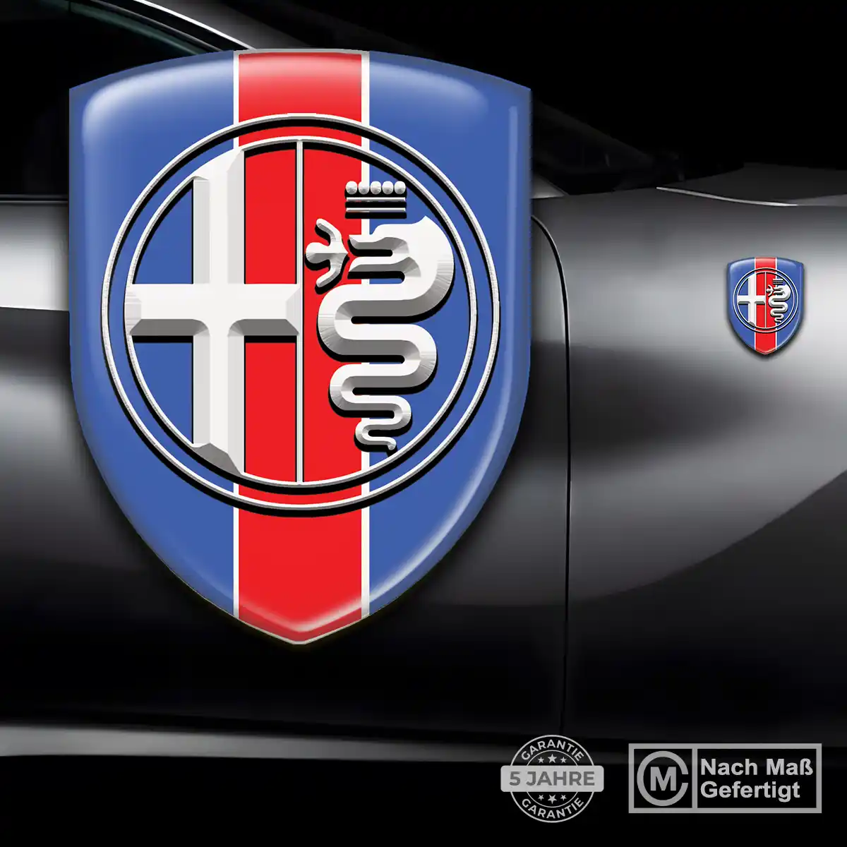 Alfa Romeo Emblem Aufkleber Auto Limitierte Auflage