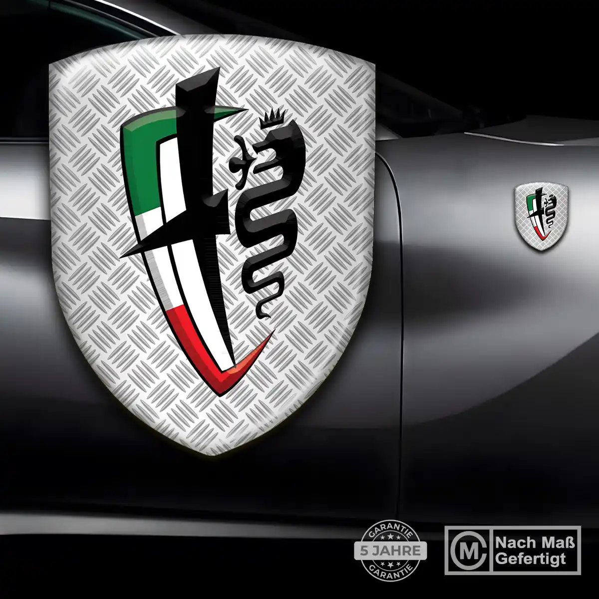 Alfa Romeo Emblem Aufkleber Auto Premium-Edition